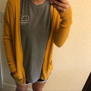 Yellow Cardigan